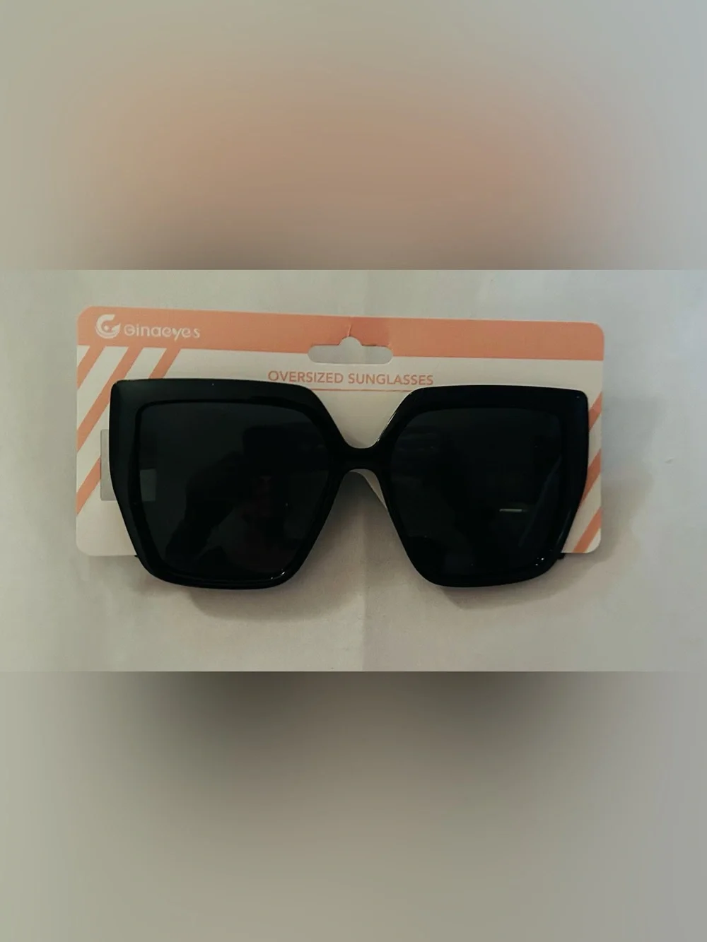 New Large Women’s Sunglasses Black Frames